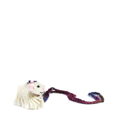 Sheep: Felted Necklace - Lanart Alpaca