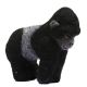 Gorilla: Wildlife Felted Alpaca Sculpture-Black